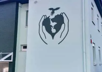 Tierarzt Praxis Füllscheuerweg Logo Auf Hauswand